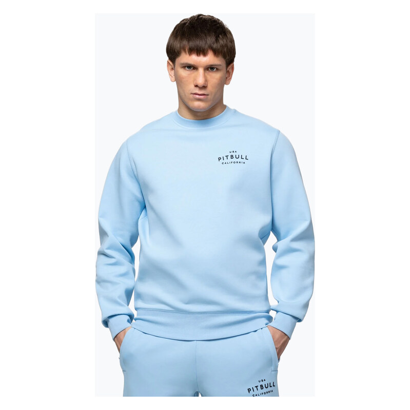 Pánská mikina Pitbull Sampson Crewneck Sweatshirt sky blue
