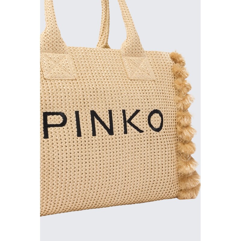 Dámská kabelka PINKO BEACH SHOPPER RAFIA 106673A39YHZ3Q proutěná