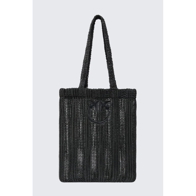 Dámská kabelka PINKO EASY TOTE BAG 106728A39YZ99 proutěná černá