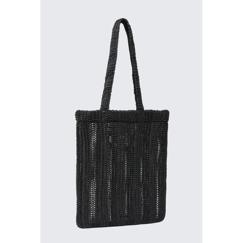 Dámská kabelka PINKO EASY TOTE BAG 106728A39YZ99 proutěná černá