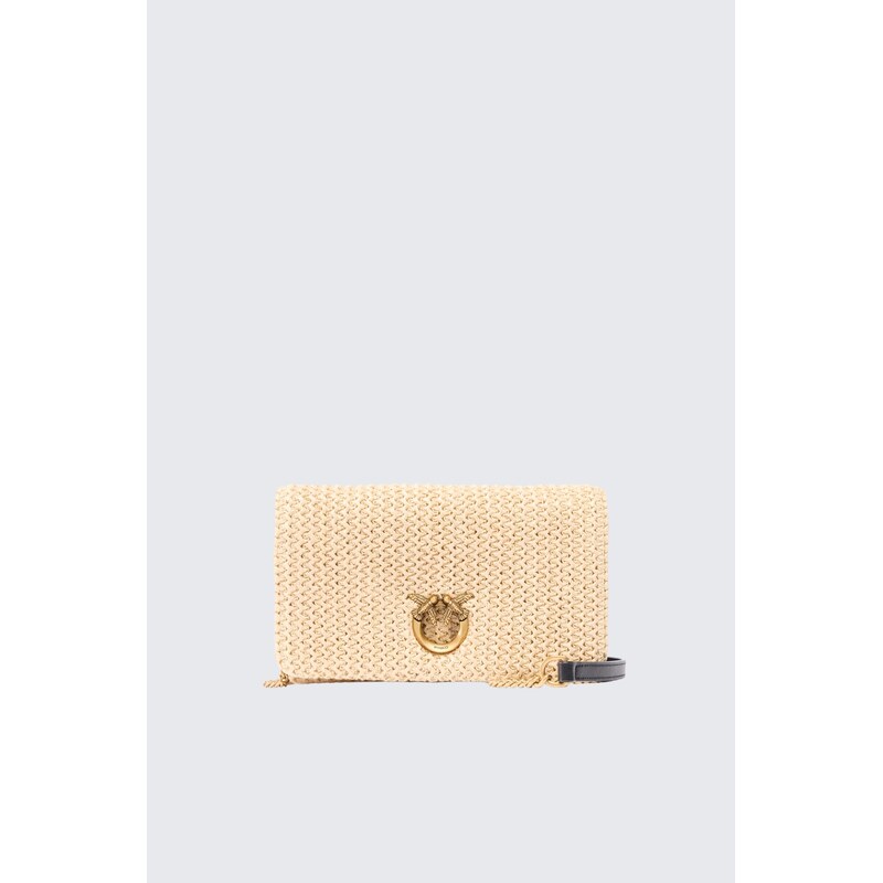 Dámské crossbody PINKO CLICK SOFT HORIZ MINI 106023A391C24Q proutěné