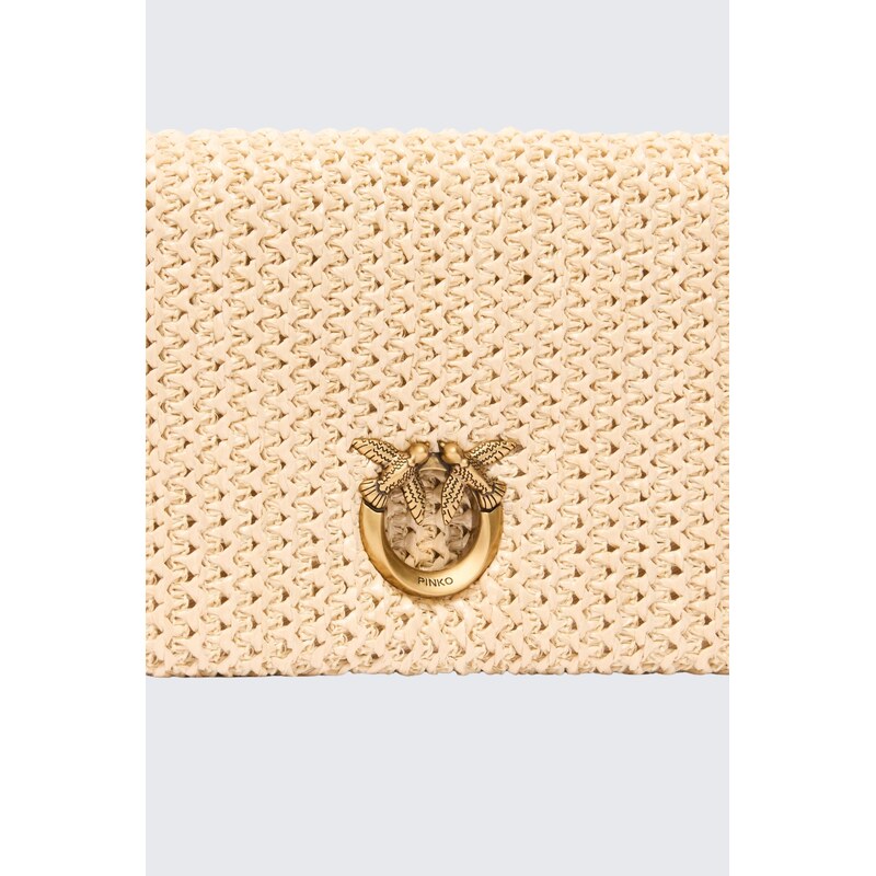 Dámské crossbody PINKO CLICK SOFT HORIZ MINI 106023A391C24Q proutěné