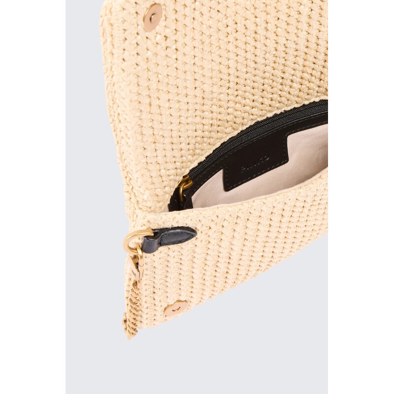 Dámské crossbody PINKO CLICK SOFT HORIZ MINI 106023A391C24Q proutěné