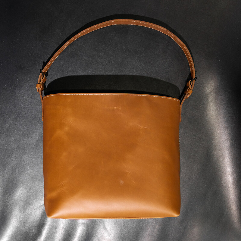 Dwojkový Tote Bag - Hnědá