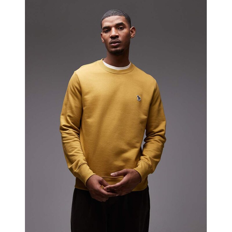 PS Paul Smith zebra logo sweatshirt in yellow