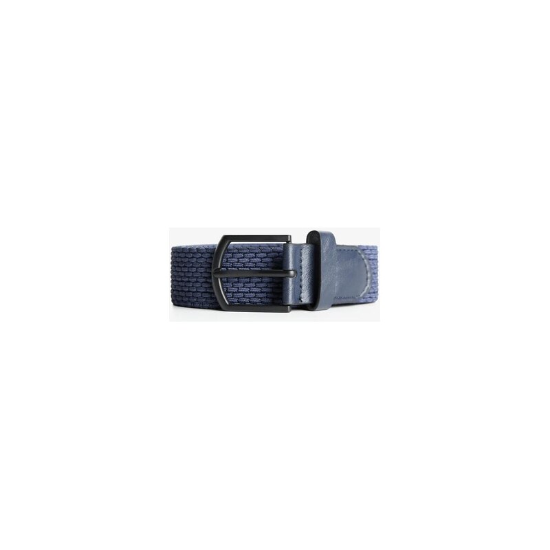 Bershka Braided belt in blue-Navy