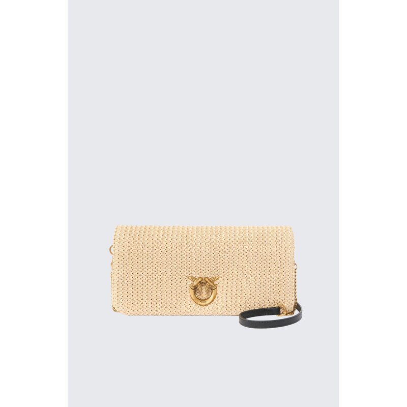 Dámské crossbody PINKO CLICK SOFT HORIZ CLASSIC 106022A391C24Q proutěné