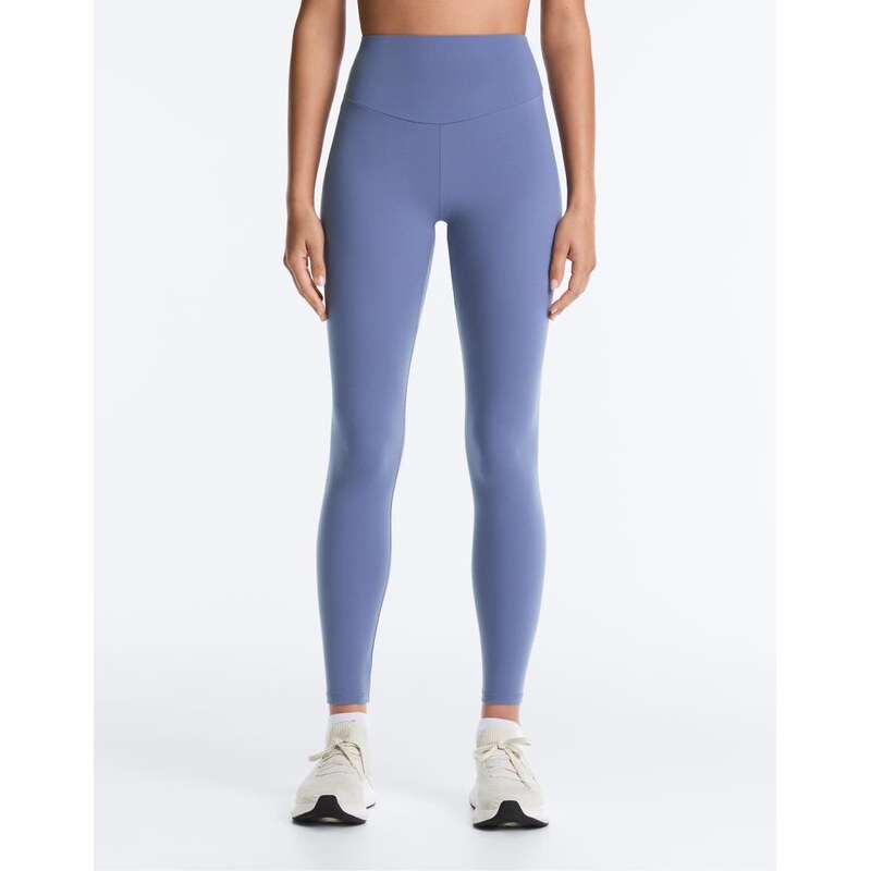 OYSHO Comfortlux high-rise ankle-length leggings in blue 115005752
