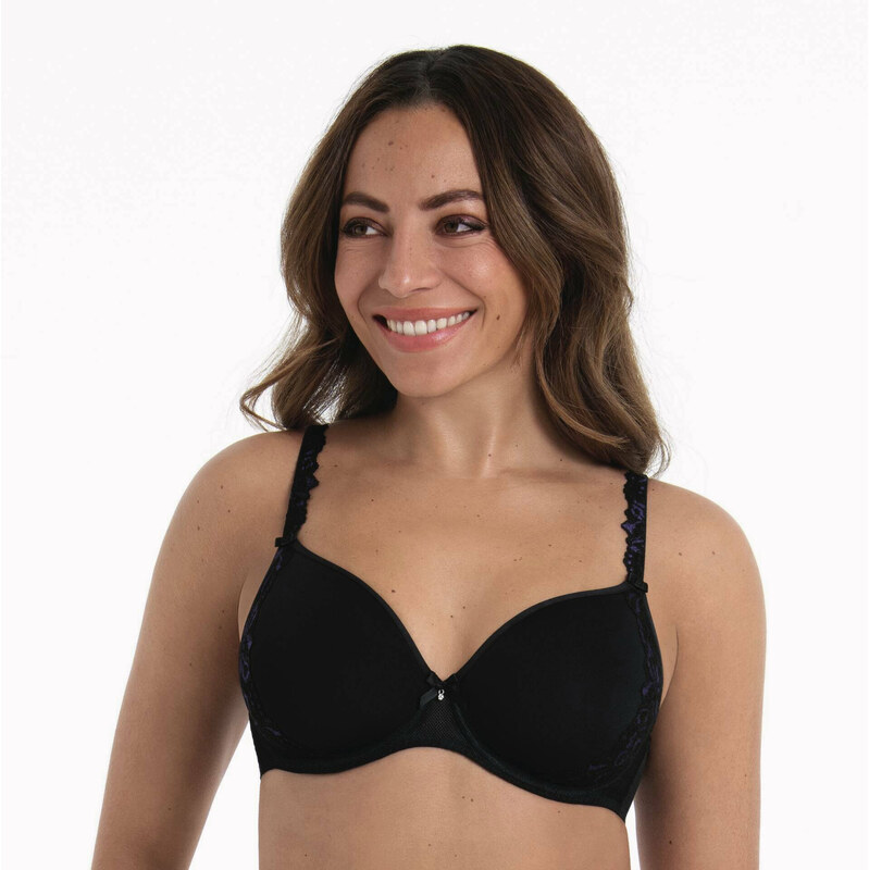 Suzette podprsenka s kosticí košíčky se spacer-výztuží 5255 black - 115006674