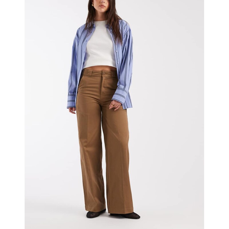 Dickies 247 loose work trousers in brown 115007196