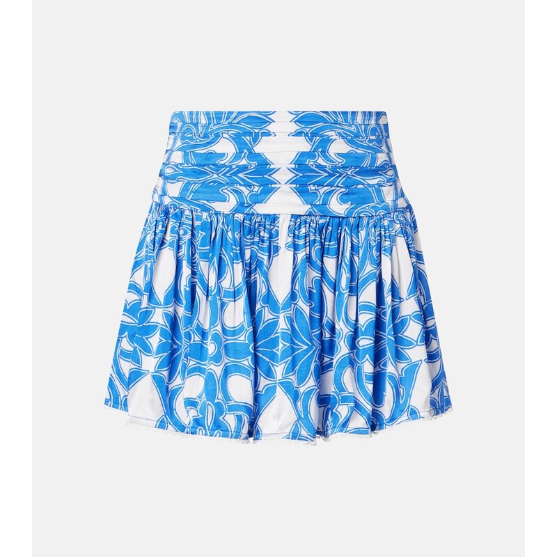 Poupette St Barth Colleen floral miniskirt