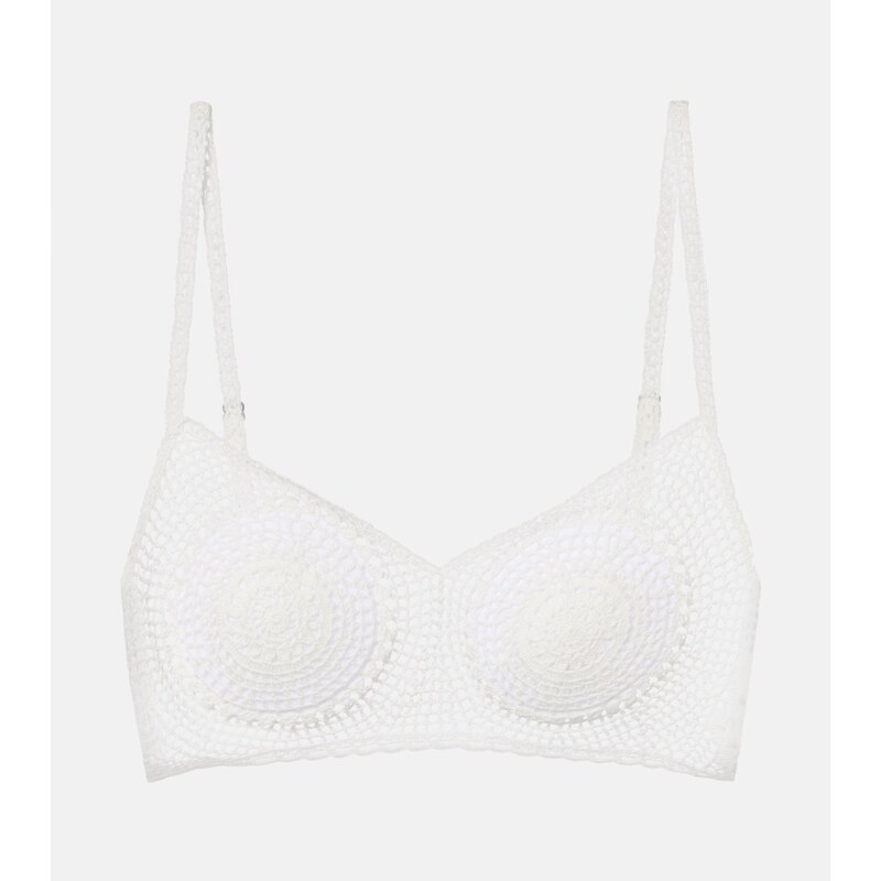 Magda Butrym Crochet cotton bra