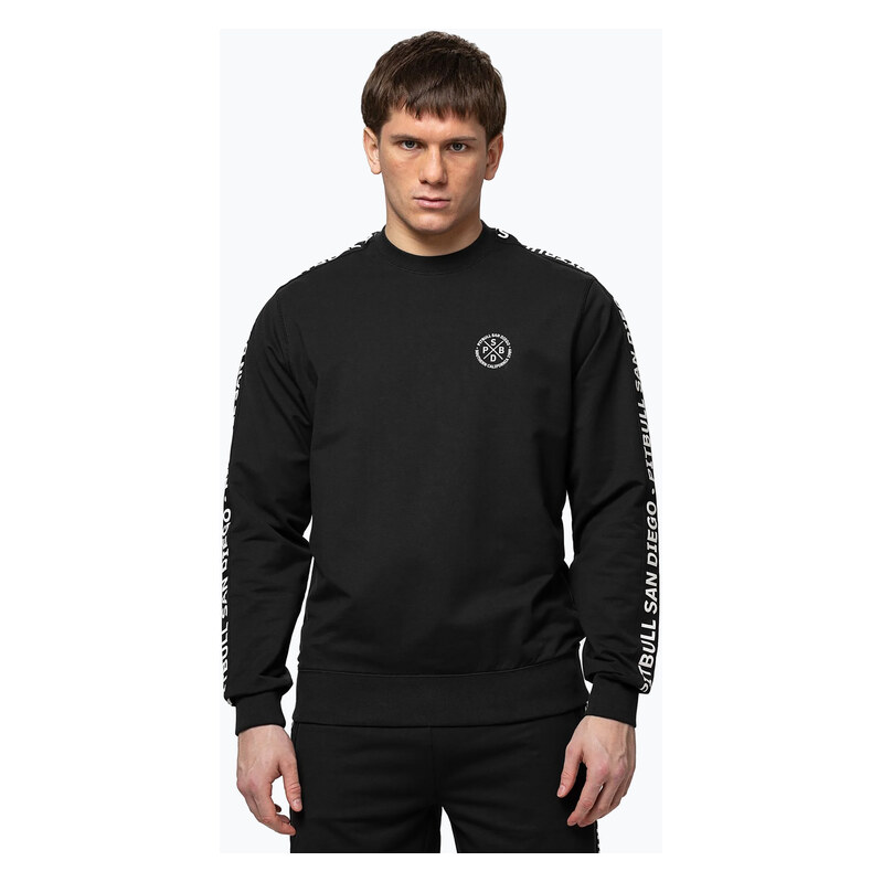 Pánská mikina Pitbull Tape Parker Crewneck black