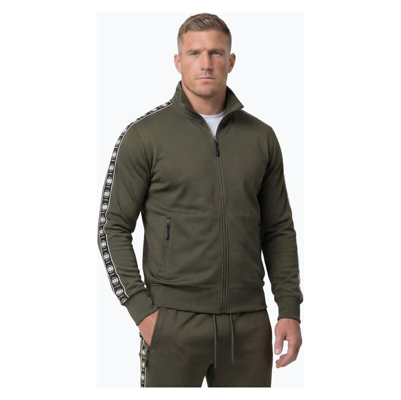Pánská mikina Pitbull Track Jacket Powers old green
