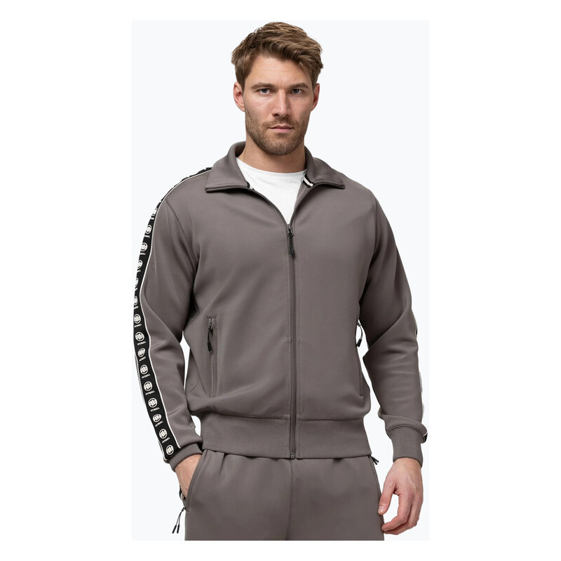 Pánská mikina Pitbull Track Jacket Powers taupe