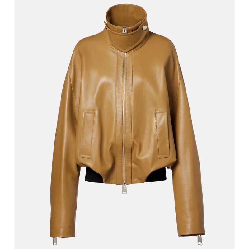 Khaite Oversized leather jacket