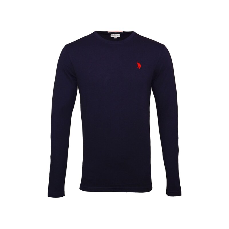 U.S. POLO ASSN. Tričko marine modrá / červená