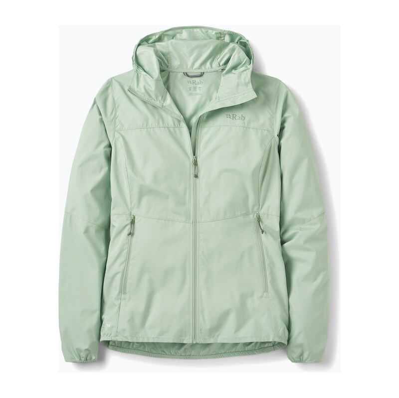 Dámská větrovka Rab Windgather Hoody fig green