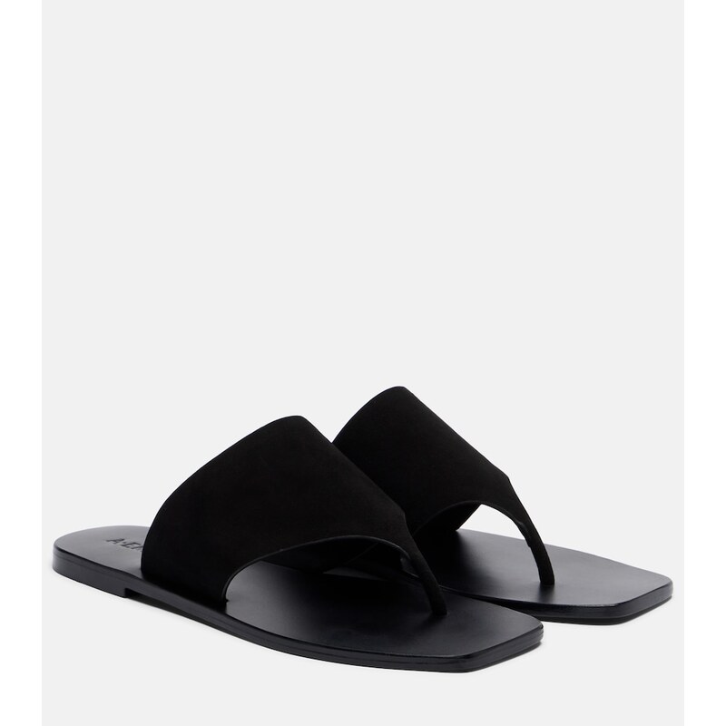 A.Emery Paton suede thong sandals