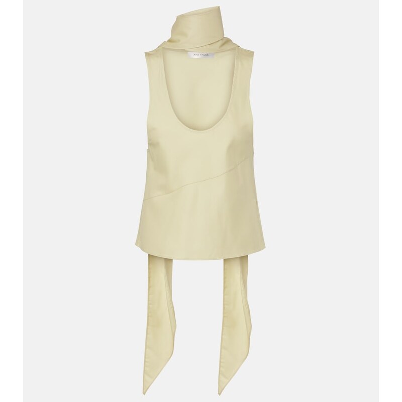 Aya Muse Olena scarf-detail top