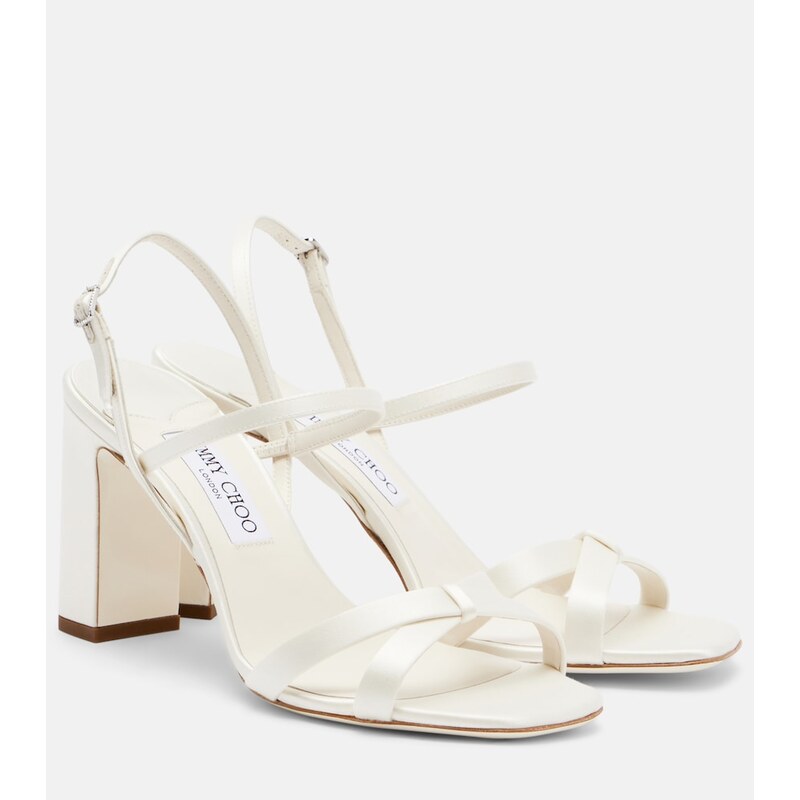 Jimmy Choo Elsy satin slingback sandals