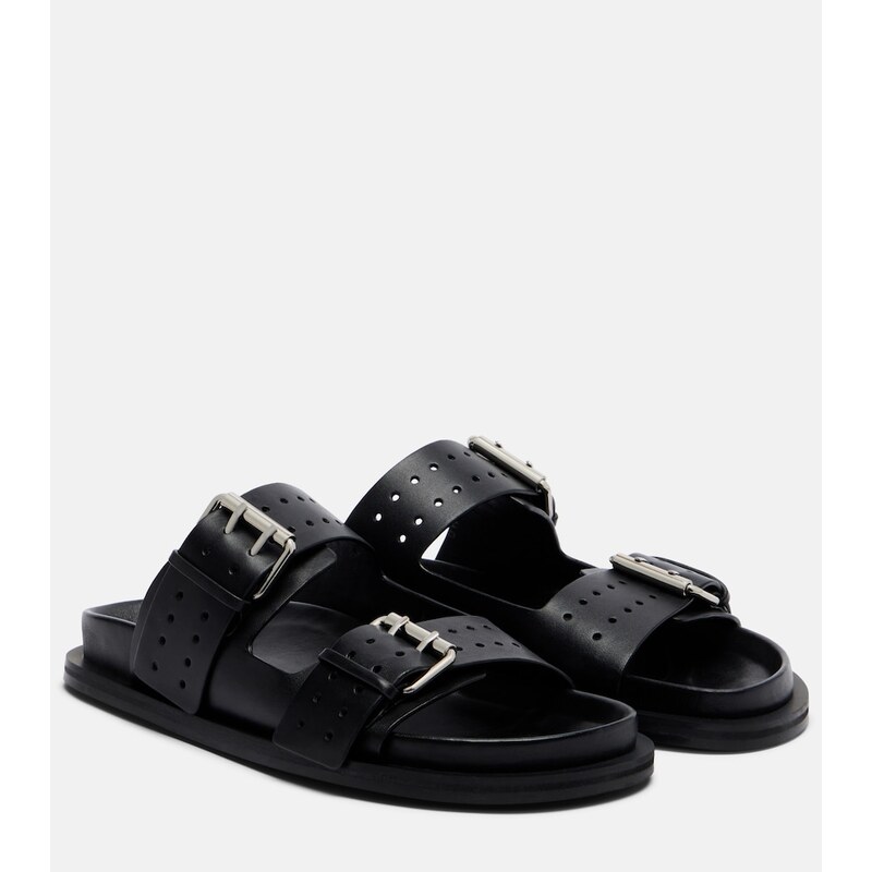 A.Emery Leon leather slides