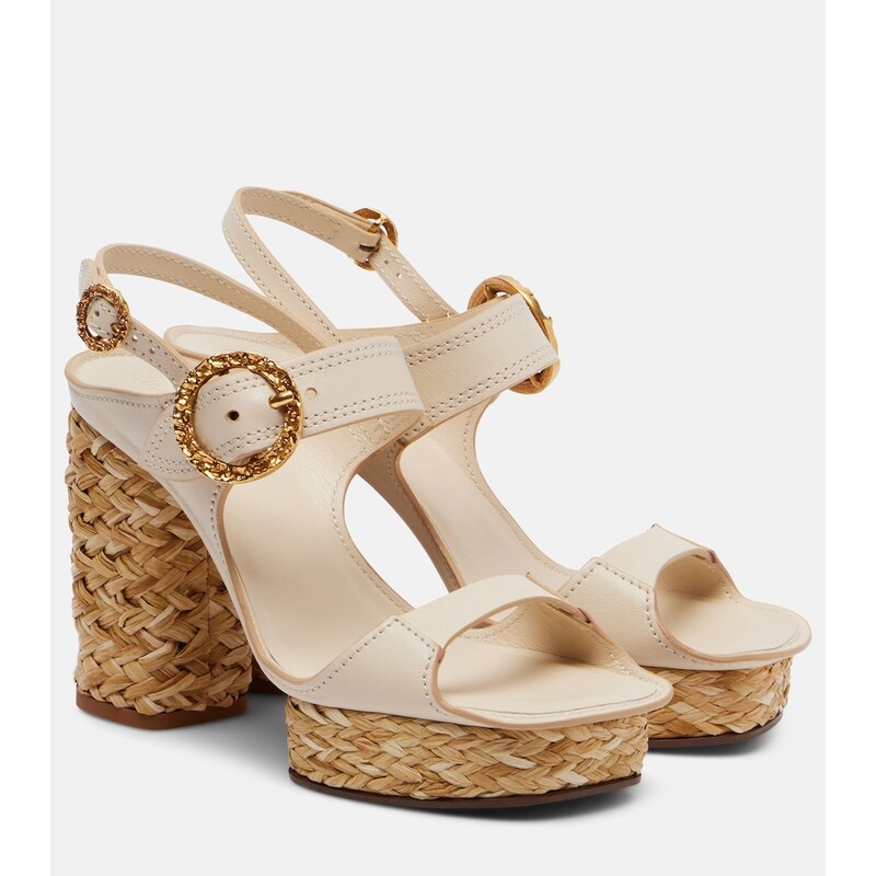 Zimmermann Talia leather slingback sandals