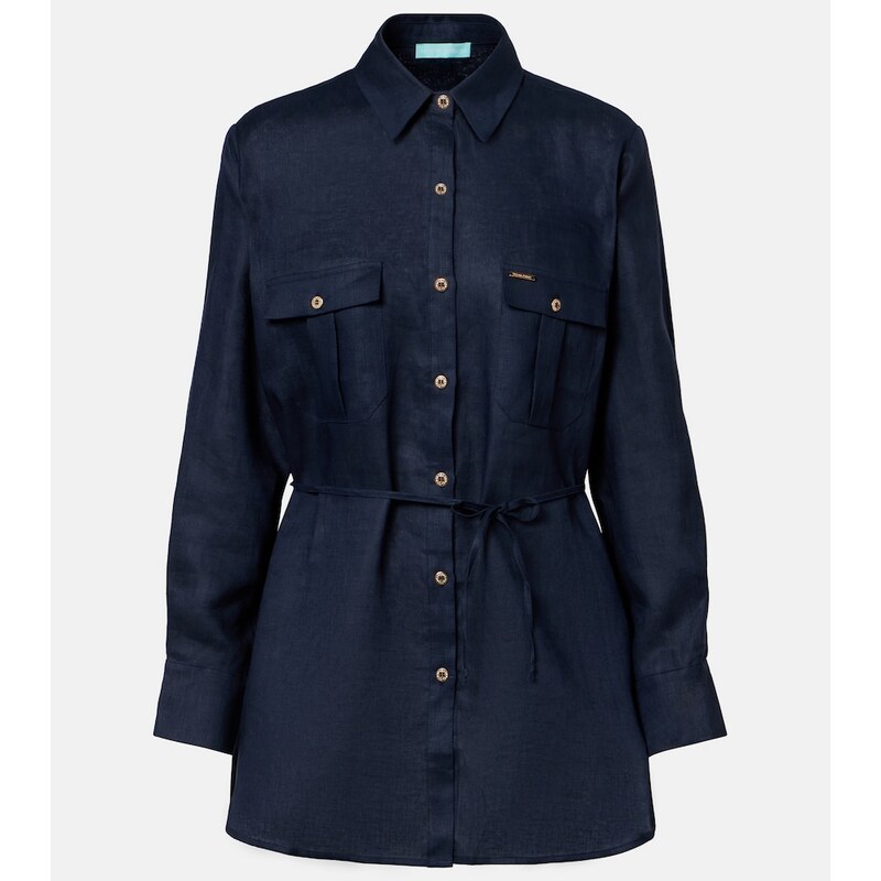 Melissa Odabash Ariel linen shirt