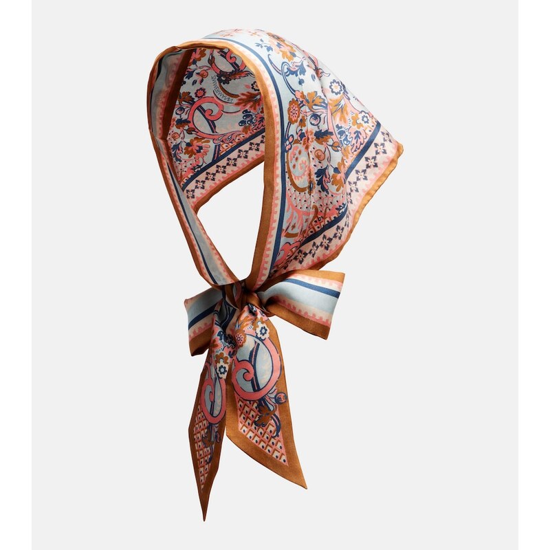Zimmermann Printed silk head wrap