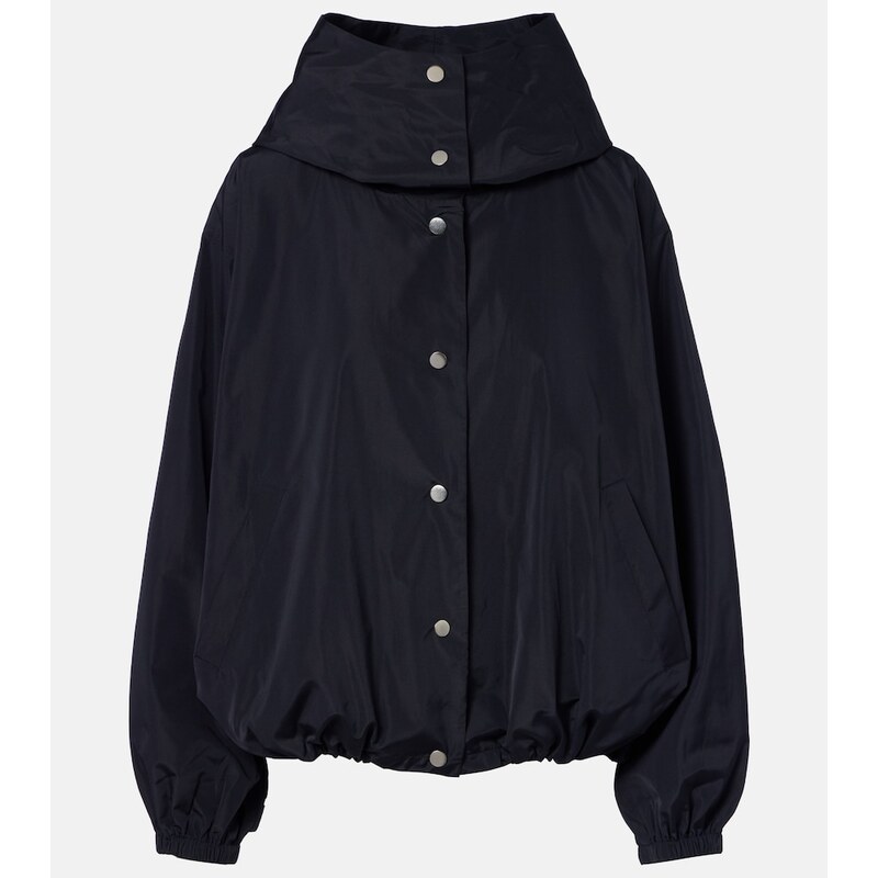 Dámská větrovka Róhe Oversized jacket v barvě černé s zlatými detaily