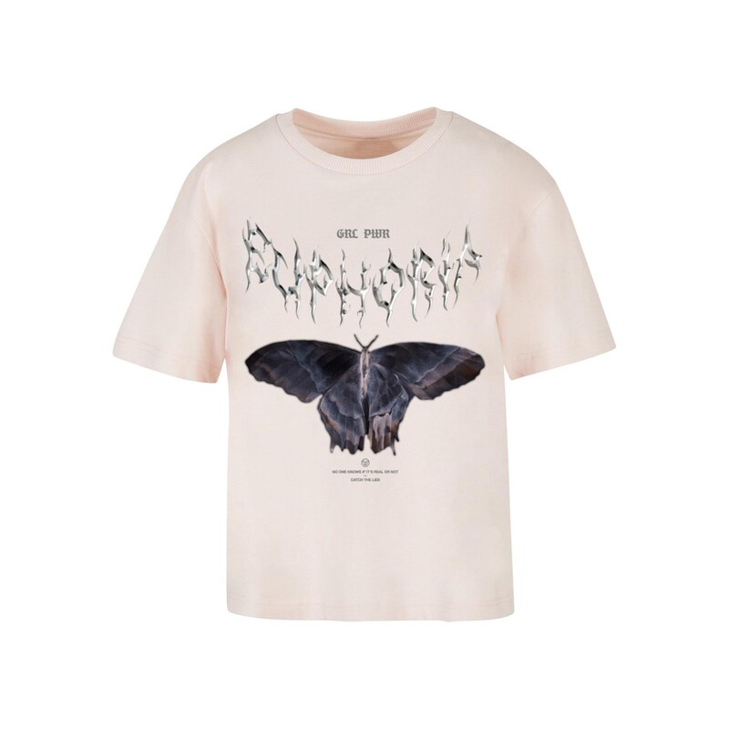 Mister Tee Tričko Euphoria indigo / tmavě zelená / pastelově