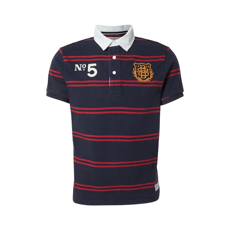 Superdry & Co Tričko marine modrá / oranžová / bílá