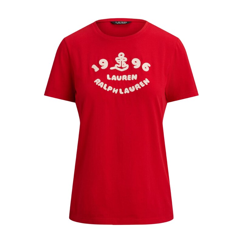 Lauren Ralph Lauren Tričko červená / bílá