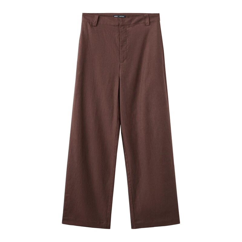 MANGO Kalhoty BARRIE hnědá