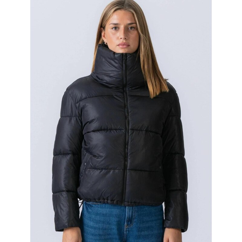 TEESHOPPEN Zimní bunda  Short Puffer  černá