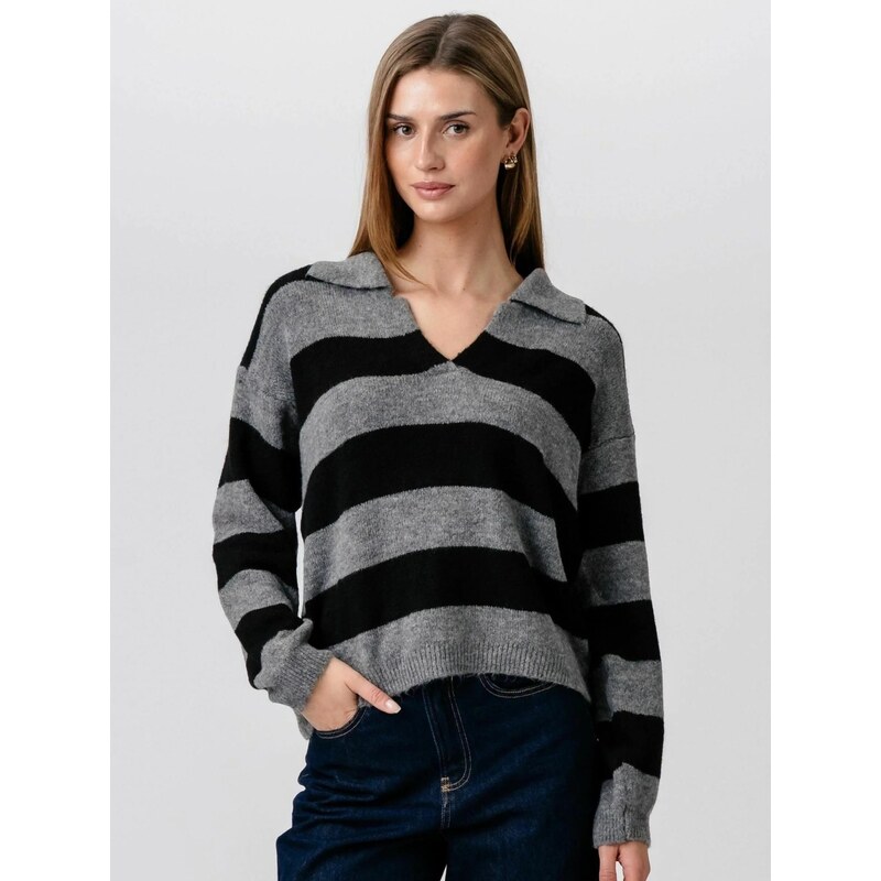 TEESHOPPEN Svetr  Nora Knit  černá