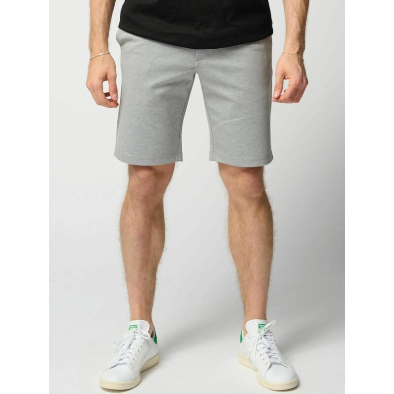 TEESHOPPEN Kalhoty  Performance Shorts  šedá