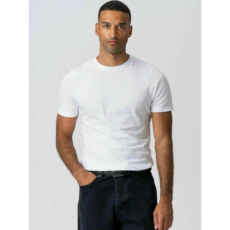 TEESHOPPEN Košile  Muscle T  bílá