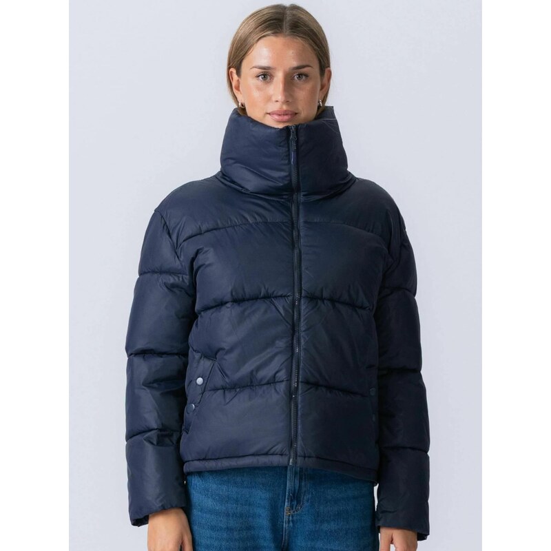 TEESHOPPEN Zimní bunda  Short Puffer  námořnická modř