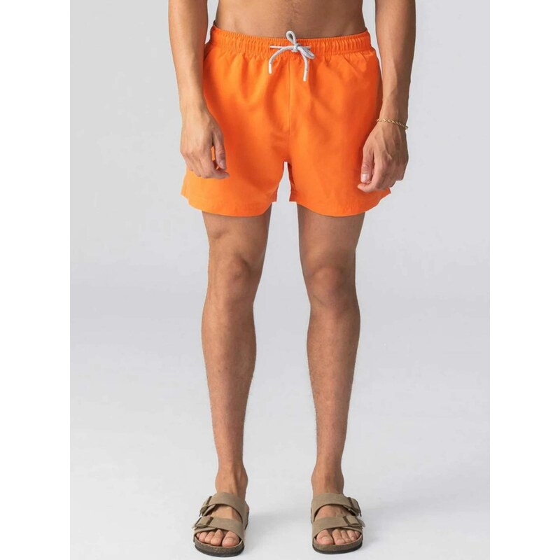 TEESHOPPEN Plavecké šortky  Swimshorts  oranžová