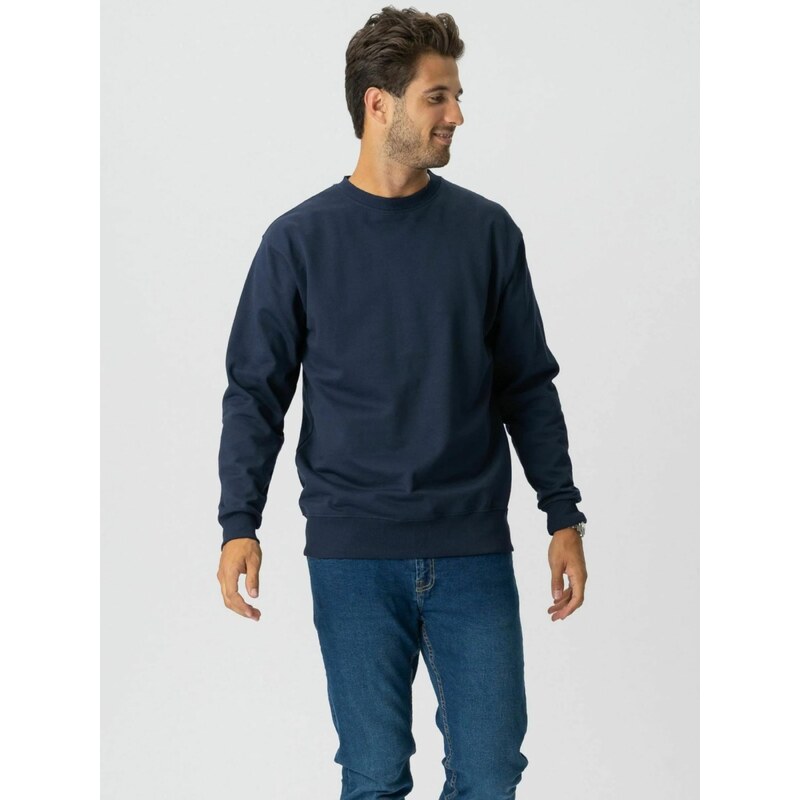 TEESHOPPEN Svetr  Sweatshirt  námořnická modř