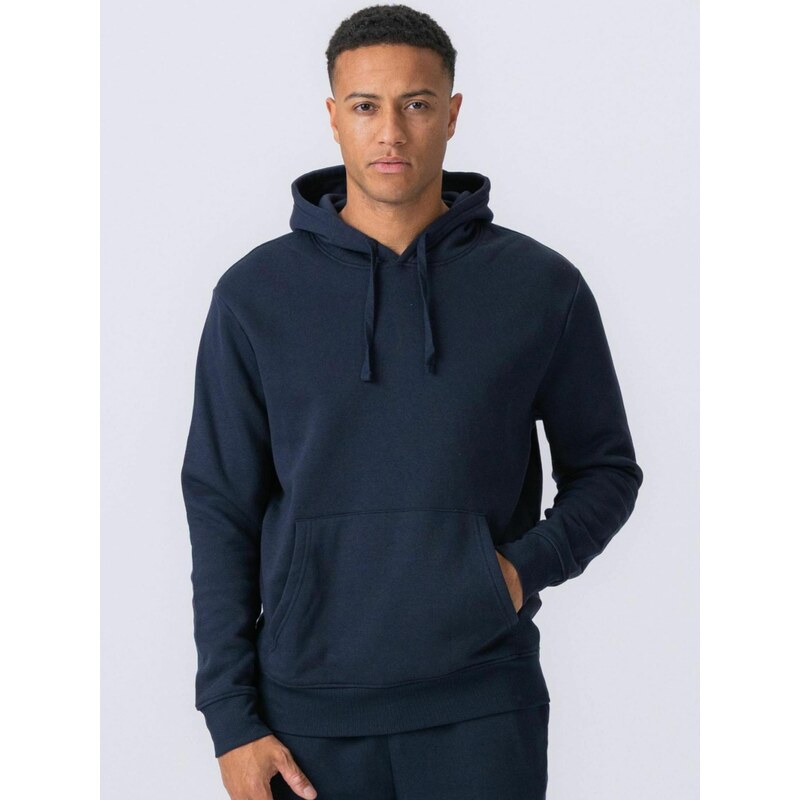 TEESHOPPEN Svetr  Essential Hoodie  námořnická modř
