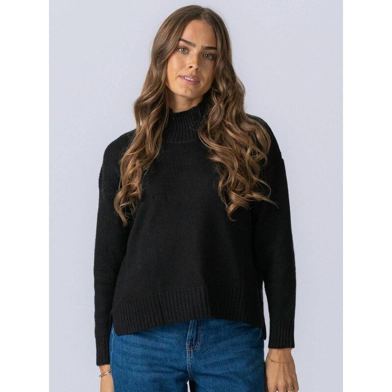 TEESHOPPEN Svetr  Emma Knit  černá