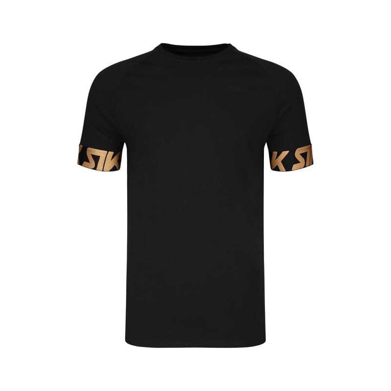 SikSilk Tričko Dynamic velbloudí / černá