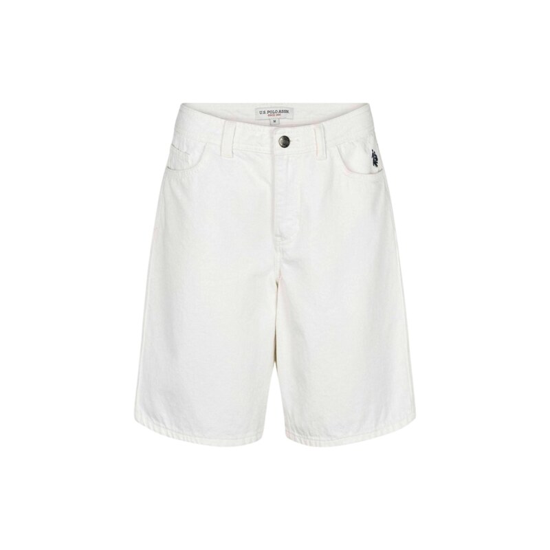 U.S. POLO ASSN. Kalhoty  UWLexa  bílá