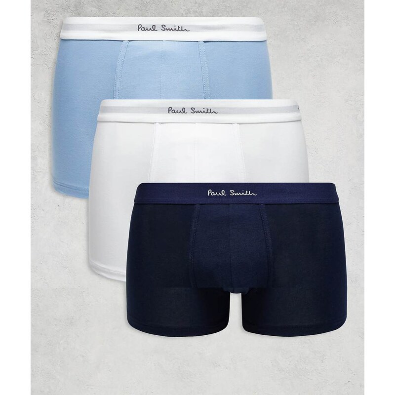PS Paul Smith 3 pack boxers in blue, navy and white