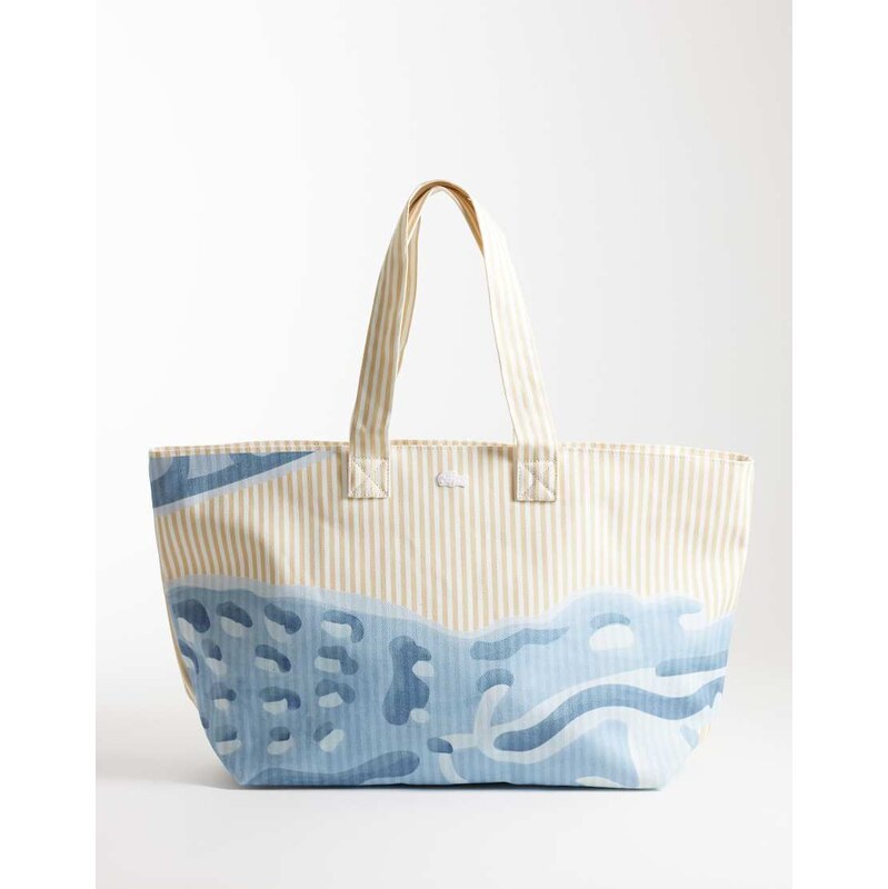 Lacoste shopping tote bag in beige-Neutral 115011672