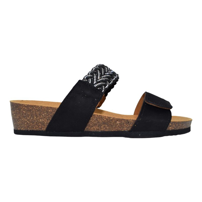Scholl dámské pantofle OSTUNI 2 STRAPS černá 115012215