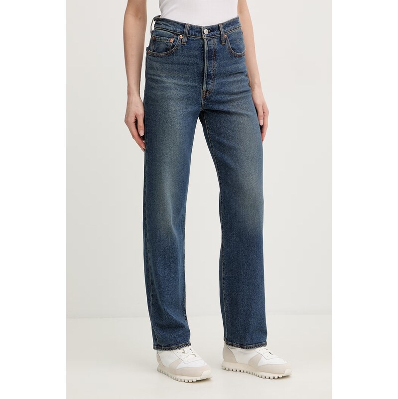Levis rovné džíny dámské RIBCAGE STRAIGHT ANKLE