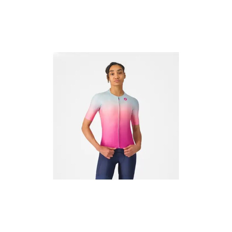 Castelli UPF W dámský dres Winter Sky/Violet Pink vel. M 115013144